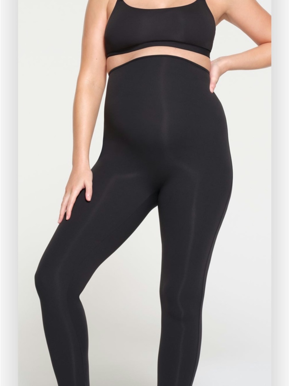 SKIMS Sculpting High-Waist Black Leggings
